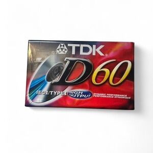 TDK D60 High Output Audio Cassette